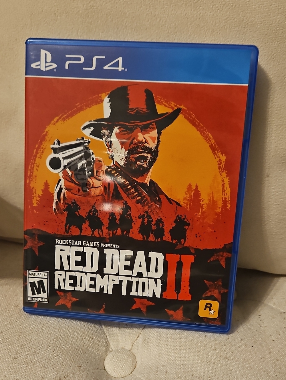 Red Dead Redemption II for PS4 - Red/Orange Cover